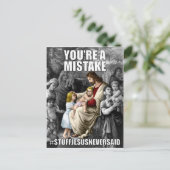 Gott glaubt an dich (SJNS) Postkarte (Stehend Vorderseite)