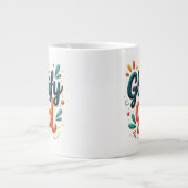 Gott glorifizieren Jumbo-Tasse (Vorderseite)