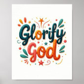 Gott glorifizieren poster (Vorne)