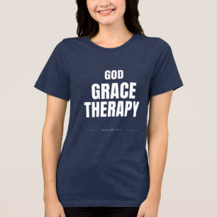 GOTT, GNADE & THERAPIE Tri-Blend SHIRT