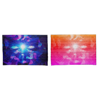 Gott Got den Rücken zum Sonnenuntergang Kissenbezug