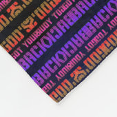 Gott Got dir das Fleeceblatt Fleecedecke (Ecke)