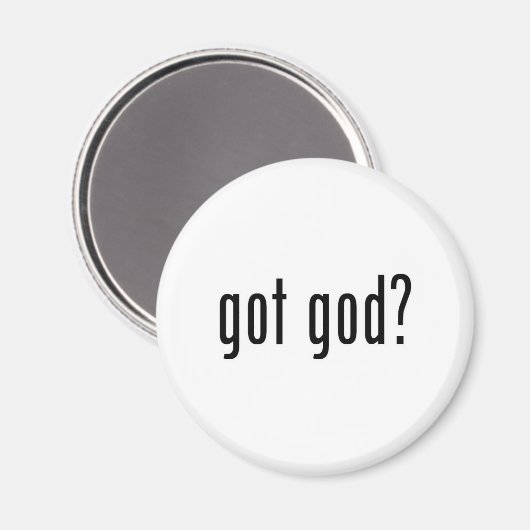 Gott got? magnet (Vorderseite/Rückseite)