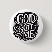Gott Got mir Button (Vorderseite)