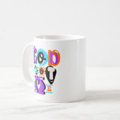 Gott Got mir Retro Christlicher Glaube Kaffeetasse (Vorderseite Links)