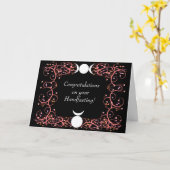 Gott & Göttin Wiccan Handfasts Gratulation Karte (Gelbe Blume)