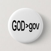 Gott > Gov Lapel Pin Button (Vorderseite)