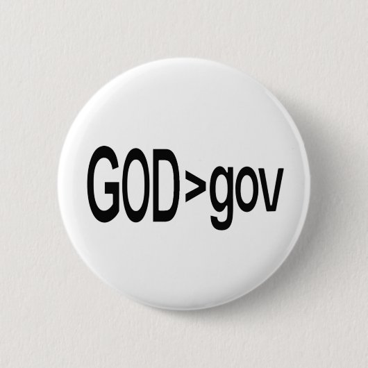 Gott > Gov Lapel Pin Button (Vorderseite)