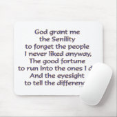 Gott Grant ich Spaß Mousepad (Mit Mouse)