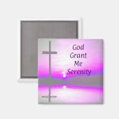 Gott Grant Me Serenity-Magnet Magnet (Vorderseite/Rückseite)