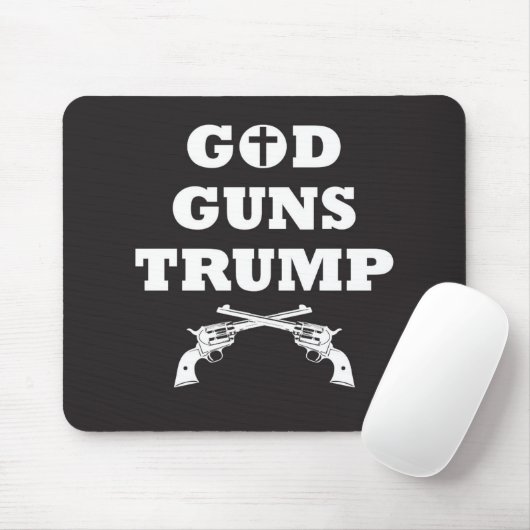 GOTT GUNS & TRUMP! Recht auf Waffenbesitz Mousepad (Mit Mouse)