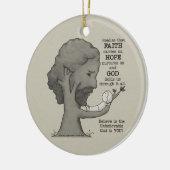 Gott hält uns keramikornament (Links)