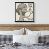 Gott hält uns leinwanddruck (Insitu (Schlafzimmer))