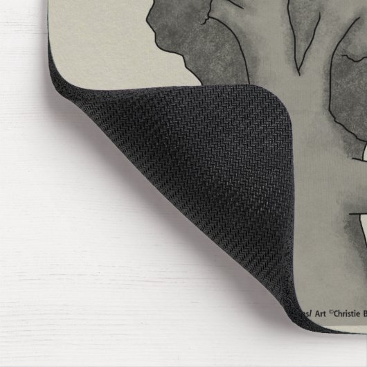 Gott hält uns mousepad (Ecke)