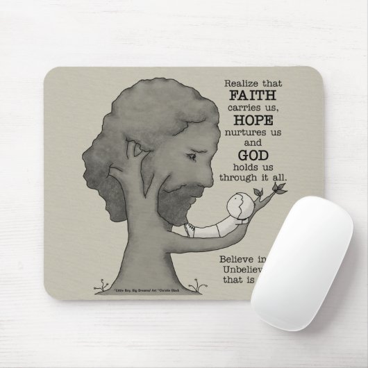 Gott hält uns mousepad (Mit Mouse)