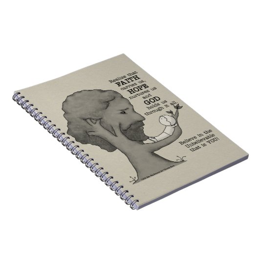 Gott hält uns notizblock (Rechte Seite)