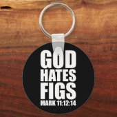 Gott hasst die Zahlen 11:12-14 Schlüsselanhänger (Vorderseite)