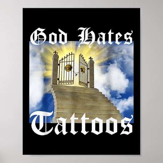 Gott hasst Tattoos _1 Poster (Vorne)