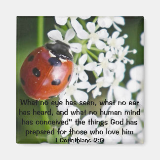 Gott hat Bibel Vers 1 Korinther 2:9 vorbereitet Magnet