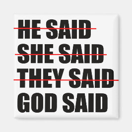 Gott hat das letzte Wort Magnet