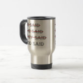 Gott hat das letzte Wort Reisebecher (Vorderseite Links)