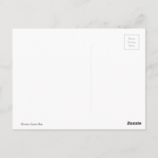 Gott hat den Geist der Furcht-Bibel-Verse nicht ge Postkarte (Rückseite)