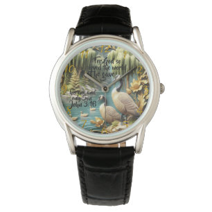 Gott hat die Welt so geliebt Armbanduhr