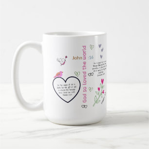 Gott hat die Welt so geliebt, Christlich  Kaffeetasse