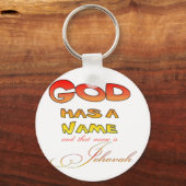 Gott hat einen Namen Jehovah Schlüsselanhänger (Vorderseite)