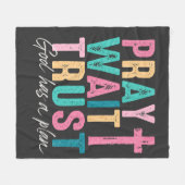 Gott hat einen Plan Fleecedecke (Vorderseite (Horizontal))