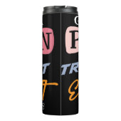 Gott hat einen Plan Genieße Thermosbecher (Rückseite)
