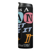 Gott hat einen Plan Genieße Thermosbecher (Nach rechts gedreht)