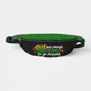Gott hat genug Segen zu verteilen Bauchtasche