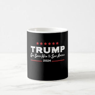 Gott hat ihn gerettet, um Amerika zu retten Trump  Kaffeetasse