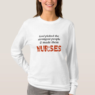 Gott hat Krankenschwestern erschaffen T-Shirt
