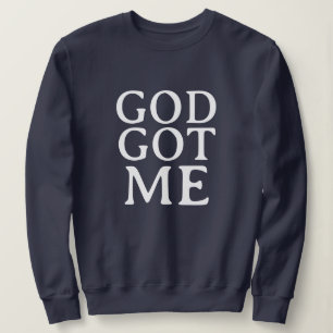 GOTT HAT MICH CUTE EINFACH STYLISH MODERN MINIMAL  SWEATSHIRT