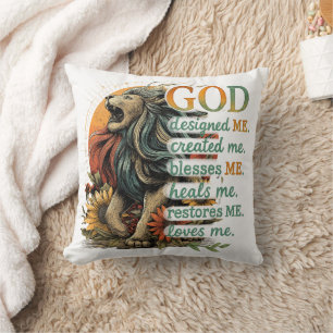 Gott hat mich entworfen... kissen