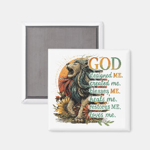 Gott hat mich entworfen... magnet