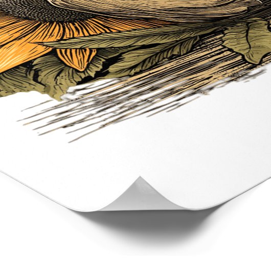 Gott hat mich entworfen... poster (Ecke)