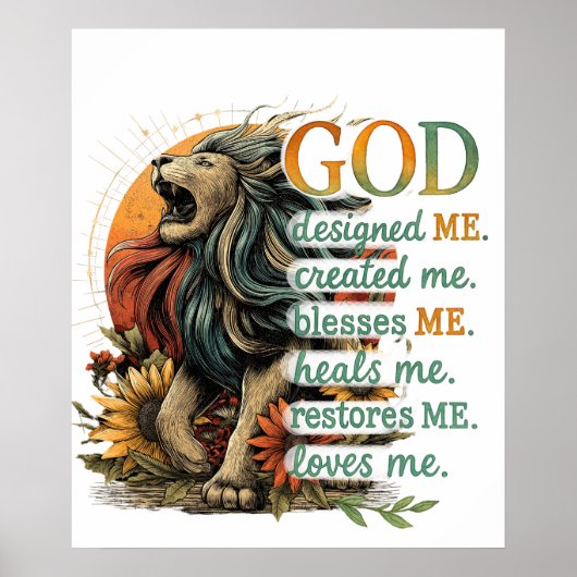 Gott hat mich entworfen... poster (Vorne)