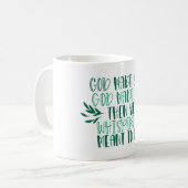 Gott hat mich zum Sonnigen Valentinstag gemacht Kaffeetasse (Vorderseite Links)