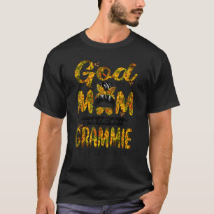 Gott hat mir zwei Titel Mama und Grammie Muttertag T-Shirt