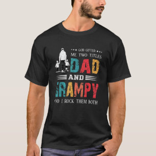 Gott hat mir zwei Titel Vater und grauenhaften Vat T-Shirt