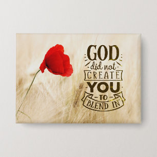 Gott hat Sie nicht zu einem Christlichen Zitat zus Button