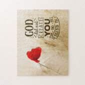 Gott hat Sie nicht zu einem Christlichen Zitat zus Puzzle (Vertikal)