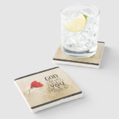 Gott hat Sie nicht zu einem Christlichen Zitat zus Steinuntersetzer (Seitenansicht)