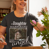 Gott hat sie zu einem Engel gemacht | Foto Beerdig T-Shirt