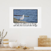 Gott hat uns aufgerufen, uns durch poster (Küche)