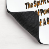 Gott hat uns den Geist der Angst nicht gegeben Mousepad (Ecke)