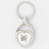 Gott hat uns den Geist der Angst nicht gegeben Schlüsselanhänger (Vorderseite)